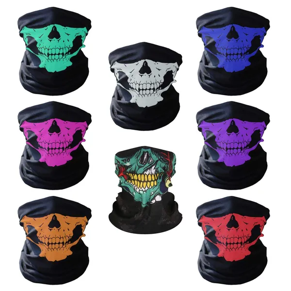 Skelet Maske / Halstørklæde / Tørklæde