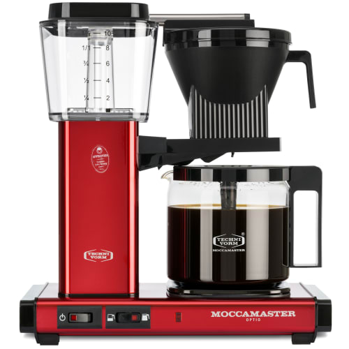 Moccamaster kaffemaskine – MOCCAMASTER Optio – Red Metallic fra moccamaster 8712072539143
