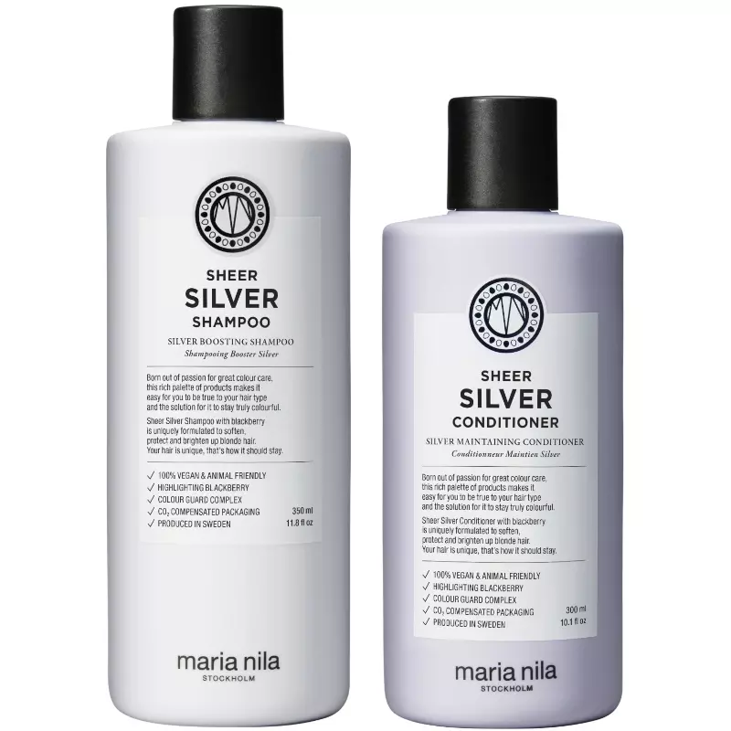 Maria Nila Sheer Silver Set 350 + 300 ml fra Maria Nila