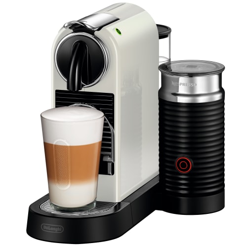 NESPRESSO CitiZ & Milk kaffemaskine fra De’Longhi – White fra NespressoÂ® 8004399331396
