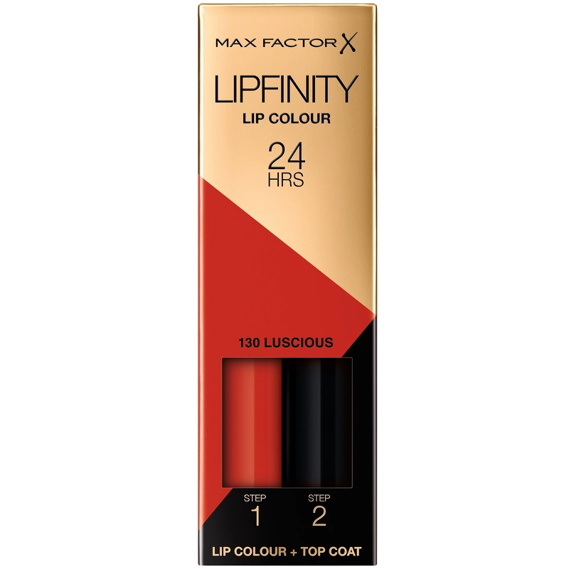 Max Factor Lipfinity 2-step Long Lasting Lipstick 2.3 ml + 1.9 g – 130 Luscious fra Max Factor