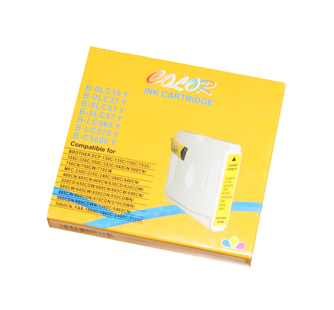 Compatible Brother LC-1000 gul