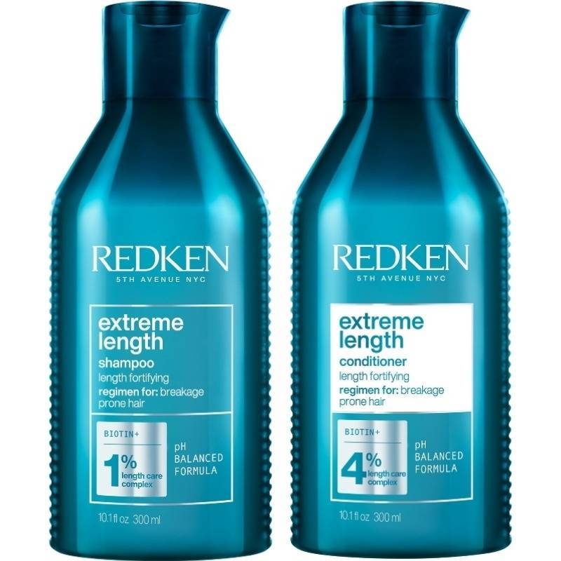 Redken Extreme Length Shampoo & Conditioner 2 x 300 ml fra Redken
