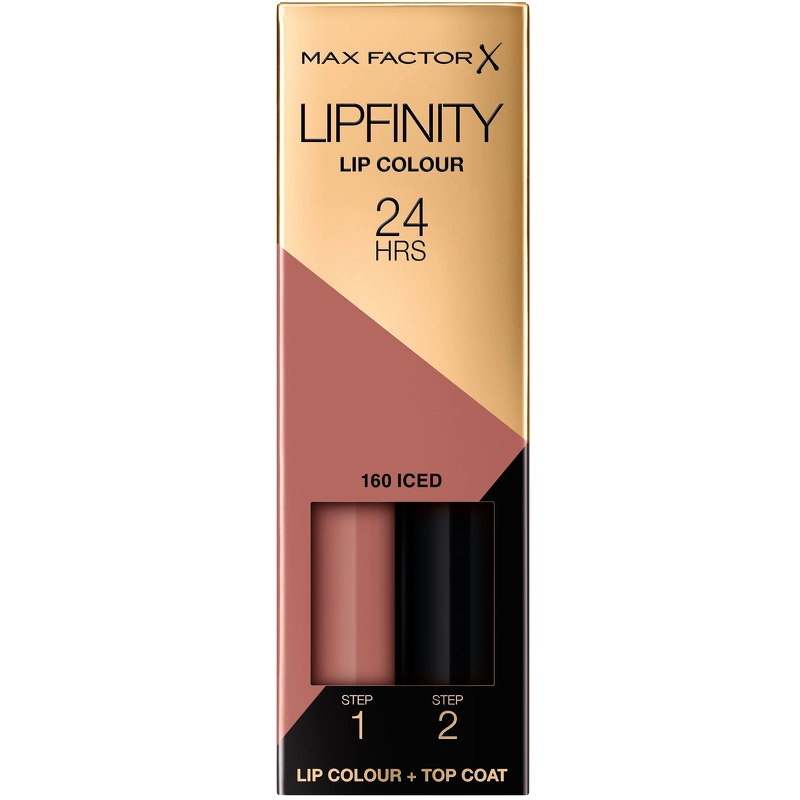 Max Factor Lipfinity 2-step Long Lasting Lipstick 2.3 ml + 1.9 g – 160 Iced fra Max Factor