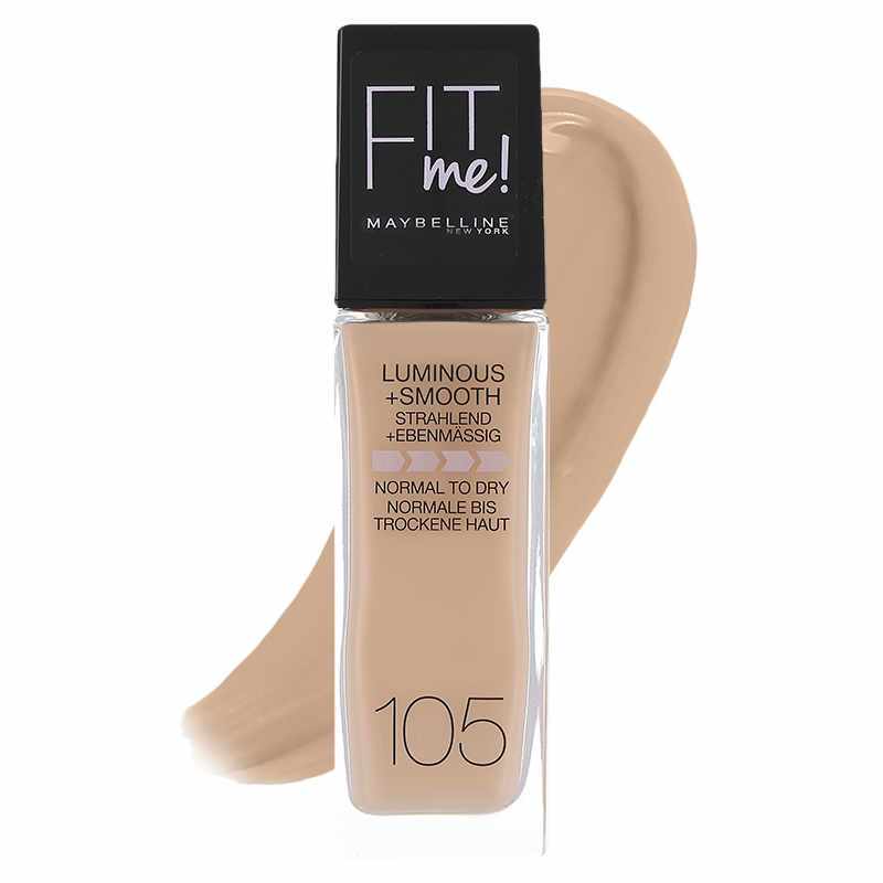 Maybelline Fit Me Luminous + Smooth Foundation – 105 Natural Ivory fra Maybelline
