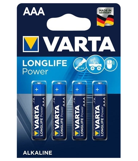 Varta Longlife Power AAA Batterier – 4 stk