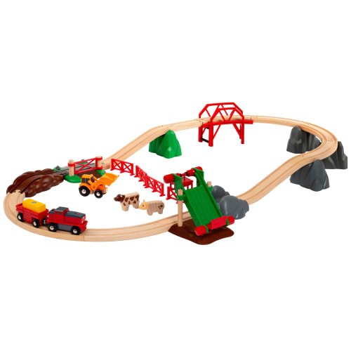 BRIO togbanesæt – Bondegård fra brio 7312350339840