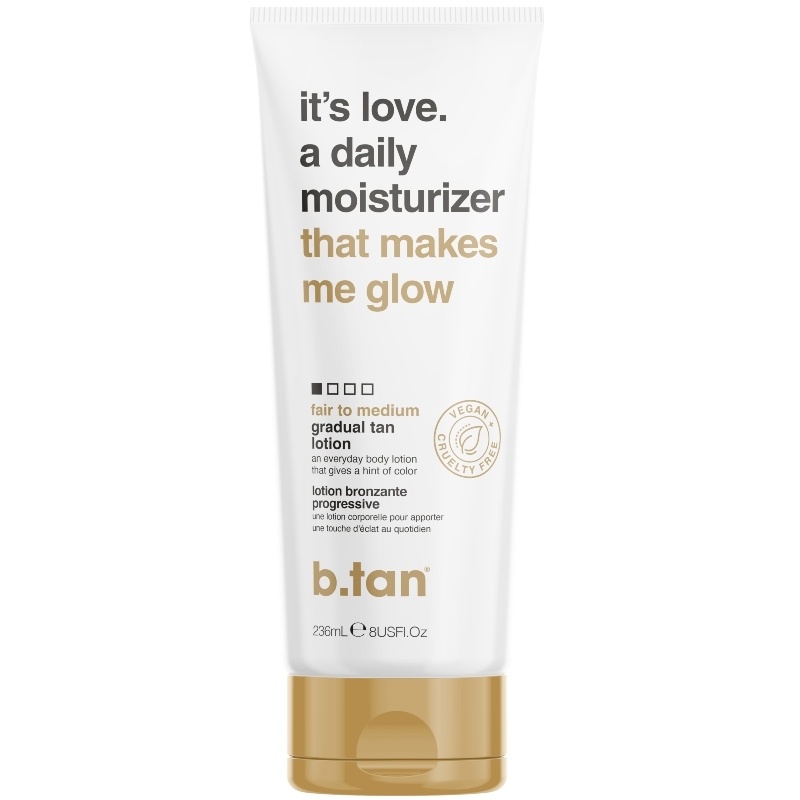 b.tan It's Love. A Daily Moisturiser That Make Me Glow Lotion 236 ml fra btan