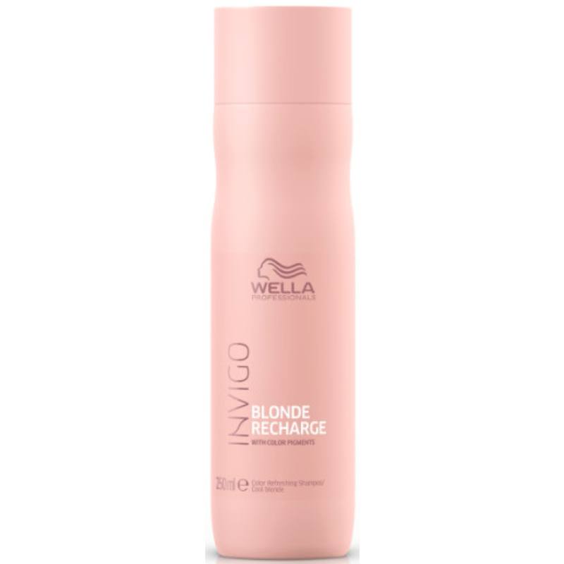 Wella Invigo Blonde Recharge Color Refresh Shampoo Cold Blonde 250 ml fra Wella