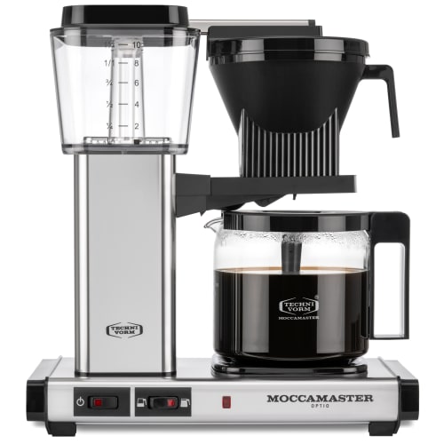 Moccamaster kaffemaskine – MOCCAMASTER Optio – Polished Silver fra moccamaster 8712072539174