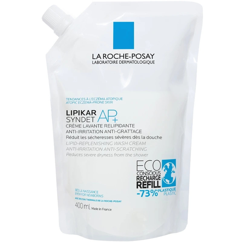 La Roche-Posay Lipikar Syndet AP+ Shower Cream Refill 400 ml fra La RochePosay