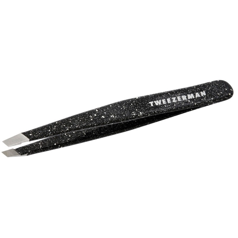 Tweezerman Slant Tweezer – Sparkling Black fra Tweezerman