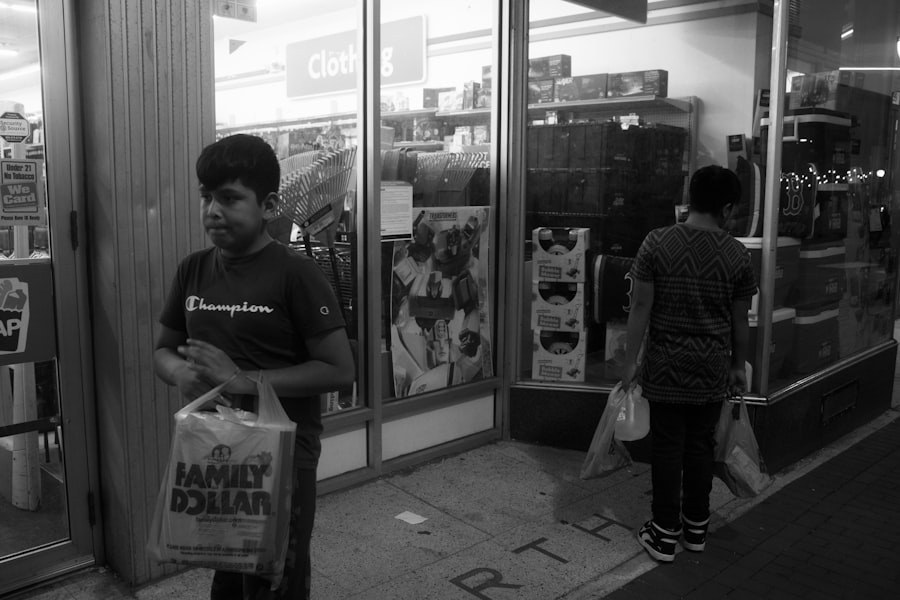 Last-minute shopping