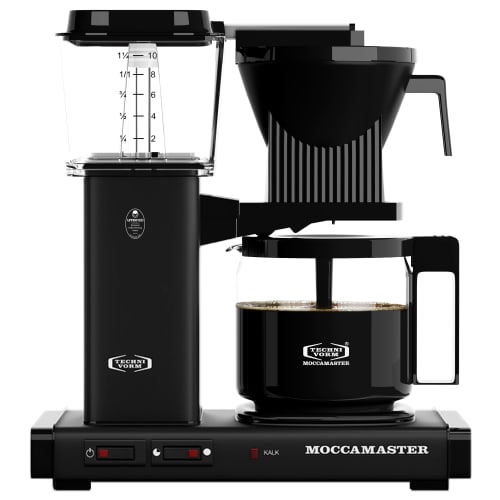 Moccamaster kaffemaskine – MOCCAMASTER Automatic S – Matt black fra moccamaster 8712072537835