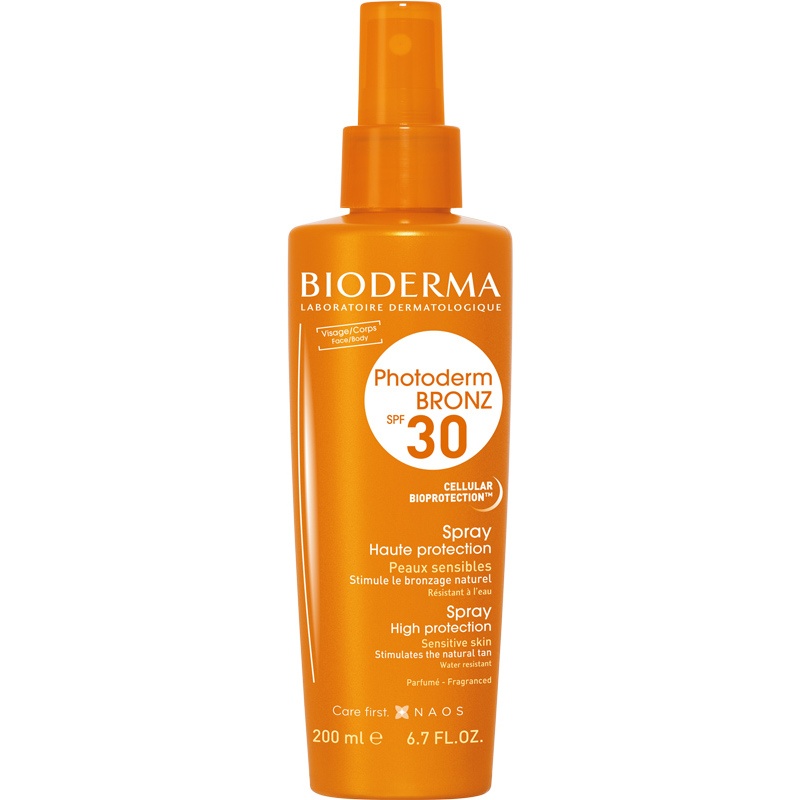Bioderma Photoderm Bronz Spray SPF 30 – 200 ml fra Bioderma