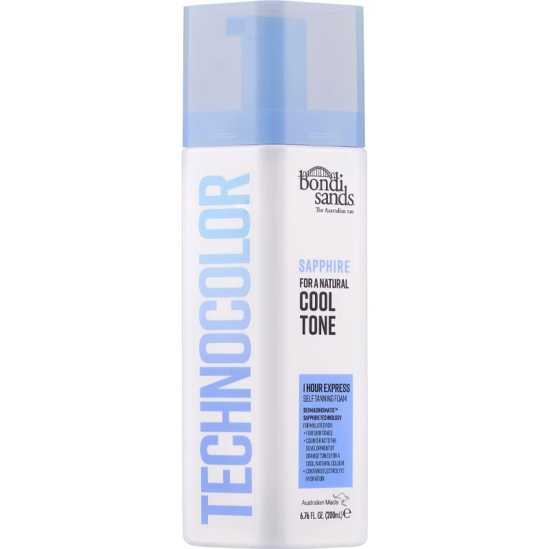 Bondi Sands Technocolor Self Tanning Foam Sapphire Cool Tone 200 ml fra Bondi Sands