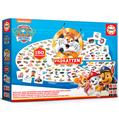 Vildkatten – Paw Patrol fra Educa 8412668194526