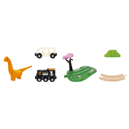 BRIO togbanesæt med dinosaur – 12 dele fra BRIO 7312350360981