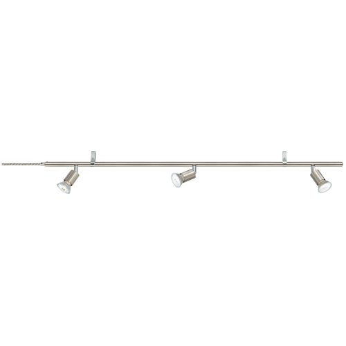Eglo spotlampe med 3 spots – Mini – Børstet stål fra Eglo 9002759313258