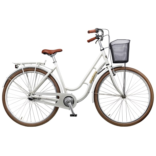 Mustang Dagmar 28″ damecykel med 3 gear – Pearl white fra mustang 5700383119997