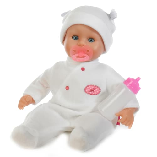 Dolls World dukke – Little Treasure – Hvid fra Dolls World 5018621081013