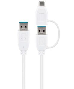 Køb Goobay USB 3.0 kabel USB-A til USB-C Adapter - 1 meter online billigt tilbud rabat legetøj