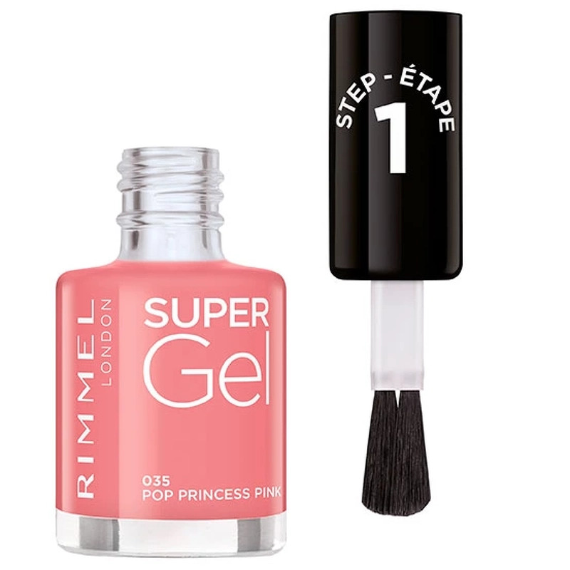 RIMMEL Super Gel Nail Polish 12 ml – 035 Pop Princess Pink fra RIMMEL