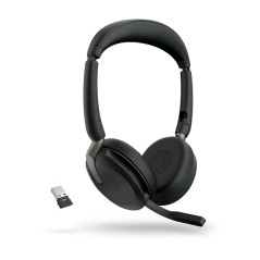 Jabra Evolve2 65 Flex UC Stereo Trådløs Headset Sort