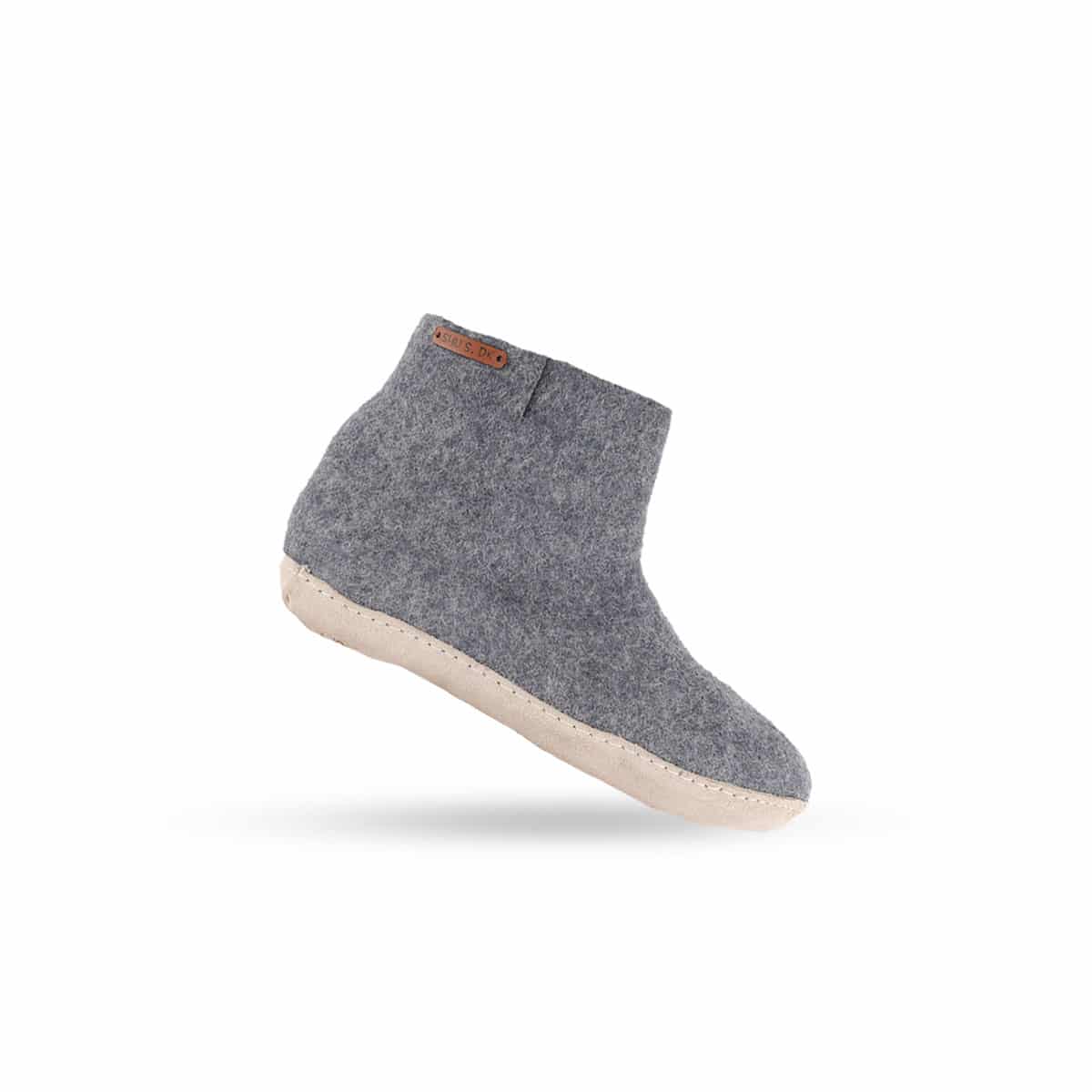 Uldstøvle (100% ren uld) – Model Denim m/sål i skind – Dansk Design fra SHUS