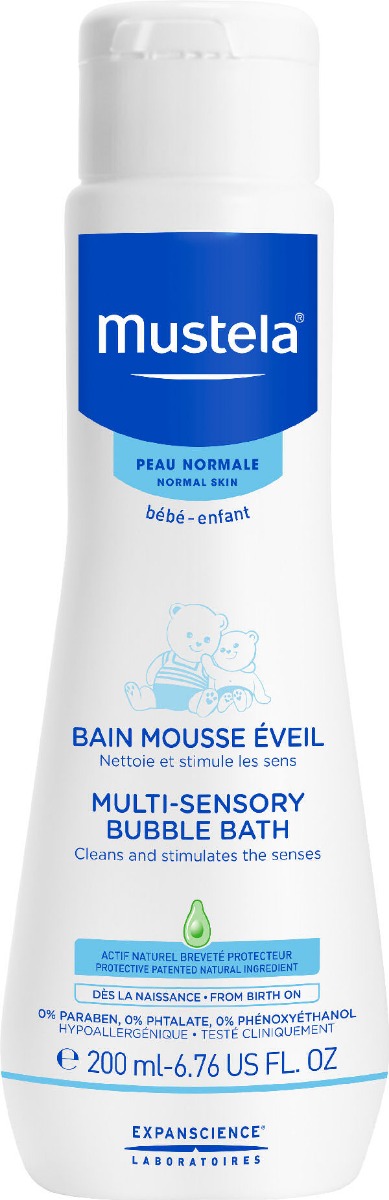 Mustela multi-sensory bubble bath 200ml
