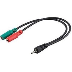 Goobay PC Computer Headset to 3.5mm ( 4 pol )
