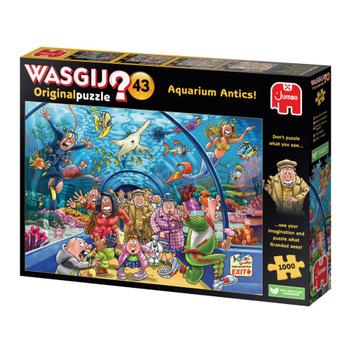 Wasgij puslespil – Aquarium Antics fra wasgij 8710126000205