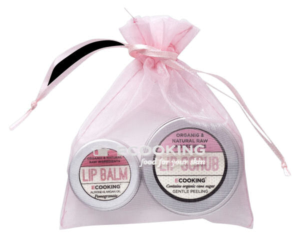 Ecooking lip sampak – lip scrub + lip balm