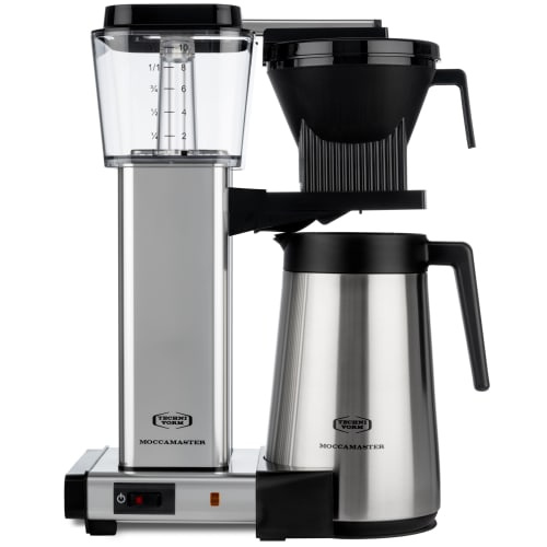Moccamaster kaffemaskine – MOCCAMASTER Automatic Thermo – Silver fra moccamaster 8712072793590