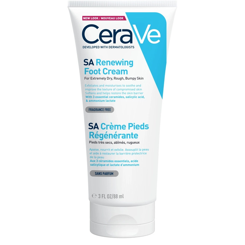 CeraVe SA Renewing Foot Cream 88 ml fra CeraVe