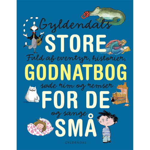 Gyldendals store godnatbog for de små – Indbundet fra 9788702092127