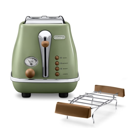 De’Longhi brødrister – Icona Vintage – Grøn fra De’Longhi 8004399761346