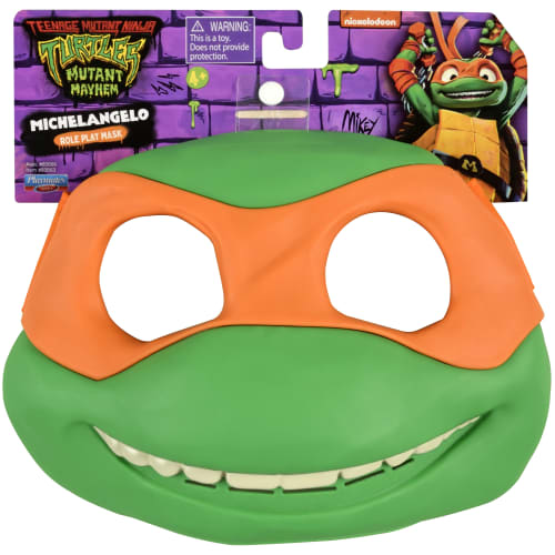 Turtles Mutant Mayhem maske – Michelangelo fra Turtles 43377835639