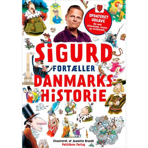 Sigurd fortæller danmarkshistorie – Opdateret udgave – Indbundet fra 9788740063295