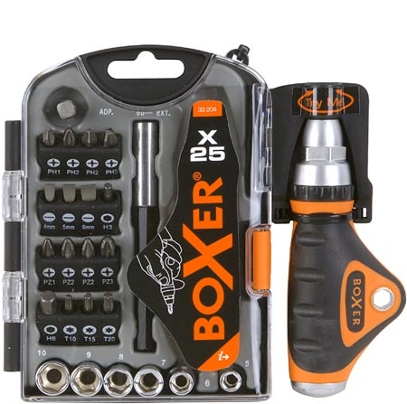 Boxer Toppe- & Bitssæt – 25 dele