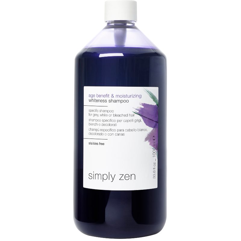 Simply Zen Age Benefit & Moisturizing Whiteness Shampoo 1000 ml (U) fra Simply Zen