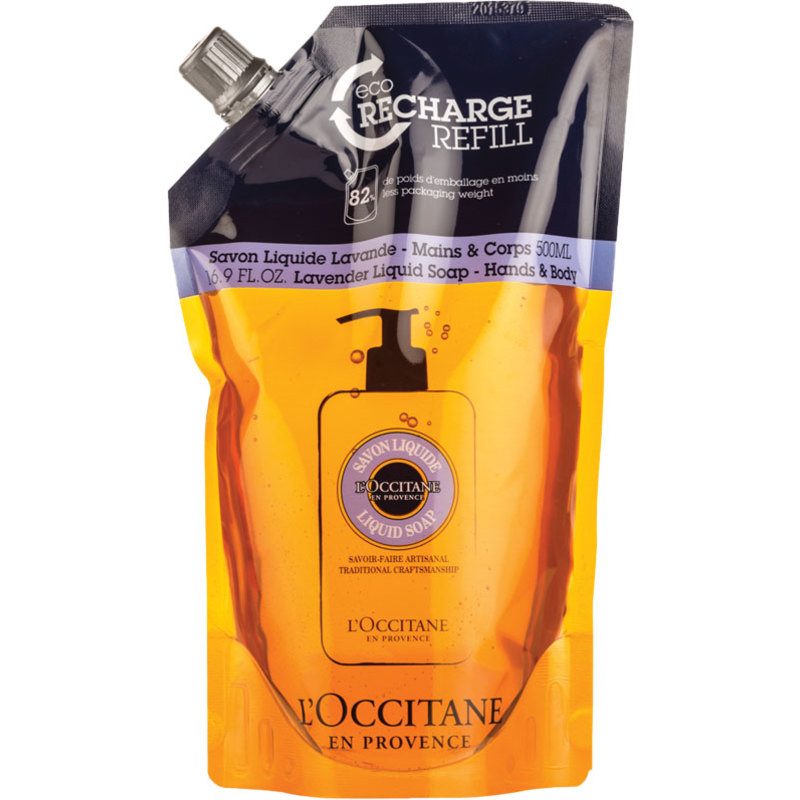 L'Occitane Shea Hand & Body Liquid Soap Refill 500 ml – Lavender fra LOccitane