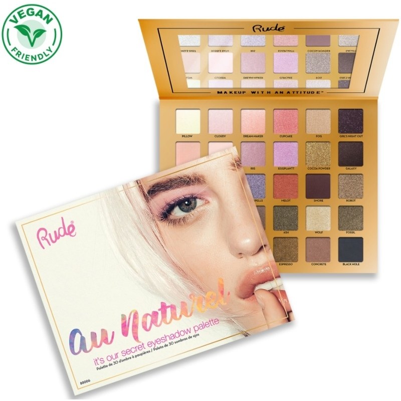 Rude Cosmetics 30 Eyeshadow Palette – Au Naturel fra Rude Cosmetics