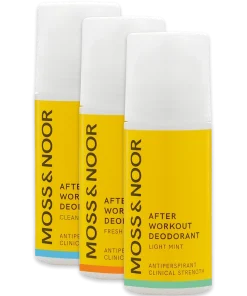 shop Moss & Noor After Workout Deodorant 3 Pack - Mixed af Moss & Noor - online shopping tilbud rabat hos shoppetur.dk