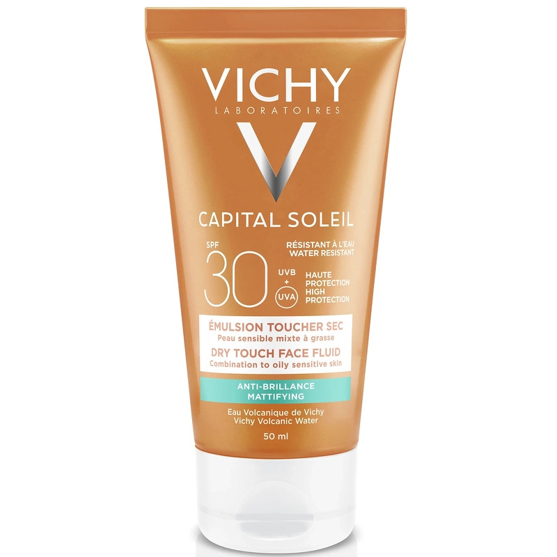 Vichy Capital Soleil Mattifying Dry Touch Face Fluid SPF 30 – 50 ml fra Vichy