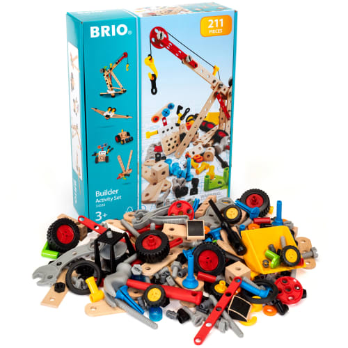 BRIO byggesæt – Builder aktivitetssæt – 211 dele fra brio 7312350345889
