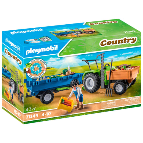 Playmobil Country Traktor med anhænger fra playmobil 4008789712493