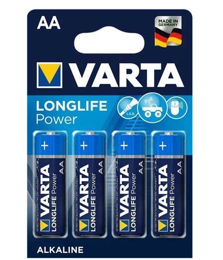 Varta Longlife Power AA Batterier – 4 stk