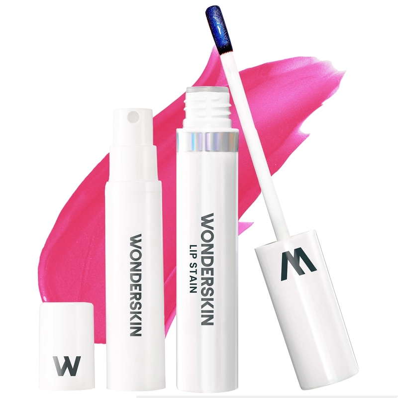 Wonderskin Wonder Blading Lip Stain Kit – Neon Rose fra Wonderskin