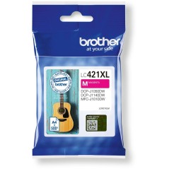 Brother LC 421XLM Magenta 500 sider Blæk